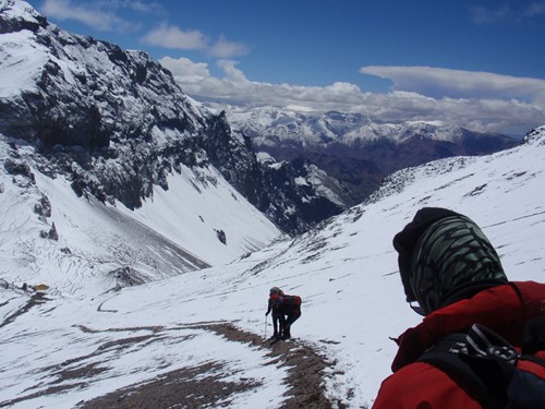 Aconcagua_Climbing up long slopes.JPG