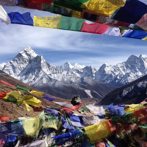 Three Peaks Three passes Himalayan view