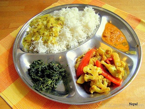 Dal-Bhat trekking in Nepal national dish.jpg