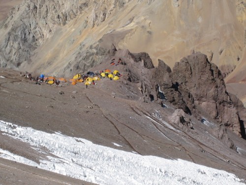 Camp Canada on Mount Aconcagua