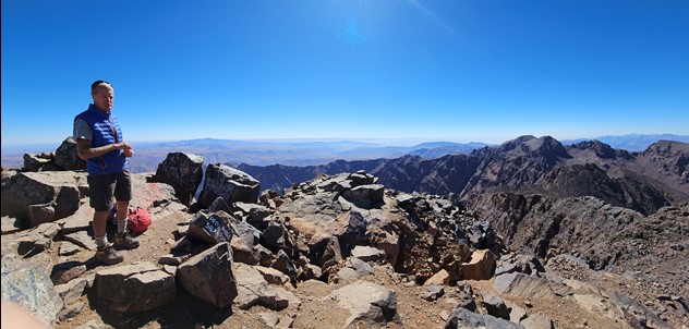 From the summit looking over the anti-Atlas